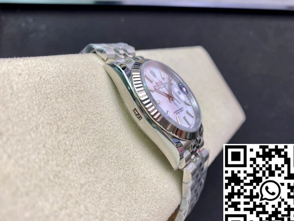 Factory Stainless Steel Dial Rolex White EW 36MM Datejust 0103